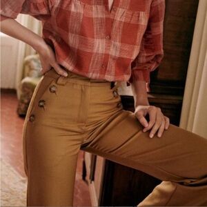 Sézane Antoni Trousers in Camel